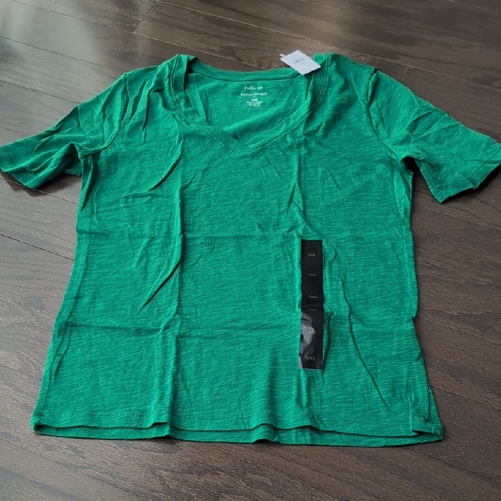 Banana Republic Green Malibu Tee